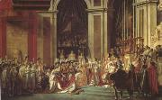 Jacques-Louis  David Consecration of the Emperor Napoleon (mk05) Spain oil painting reproduction